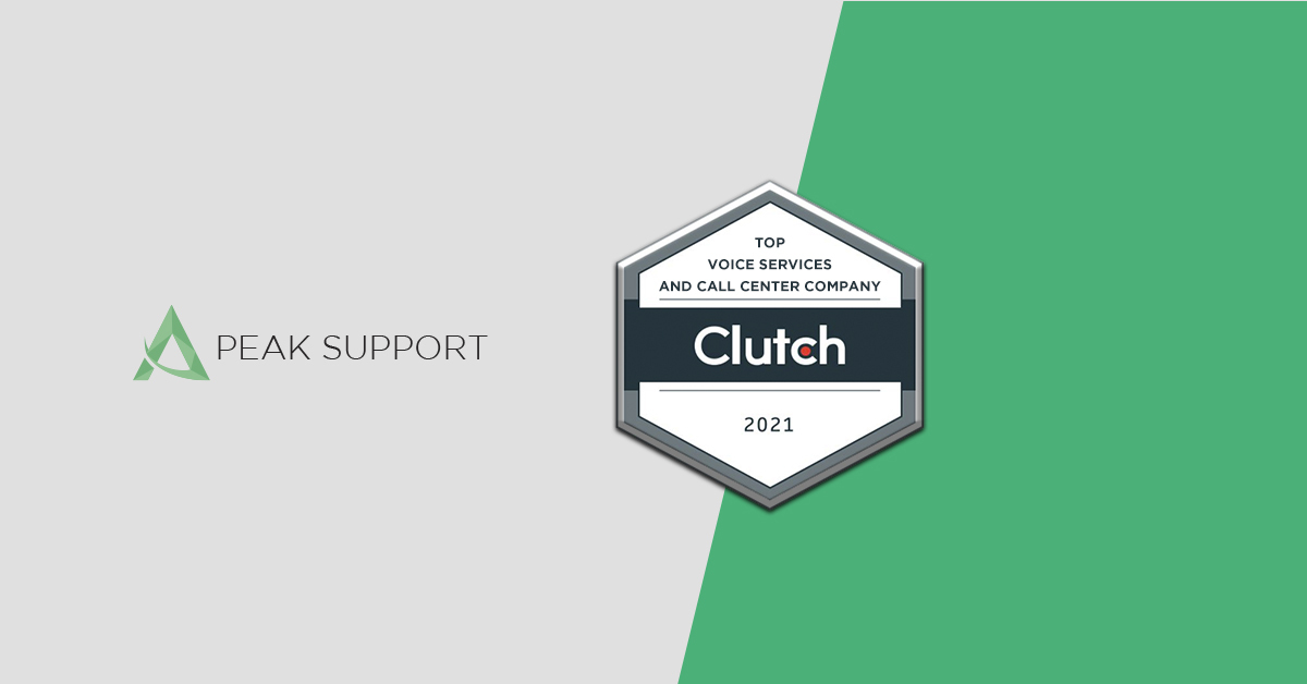 Clutch Award For Top Voice Services and Call Center Company